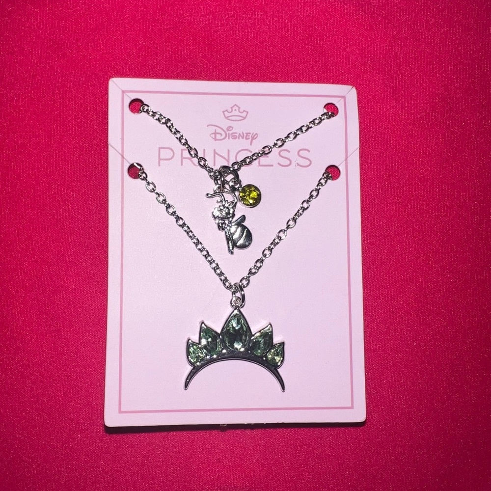 Disney blind box Tiana necklace set